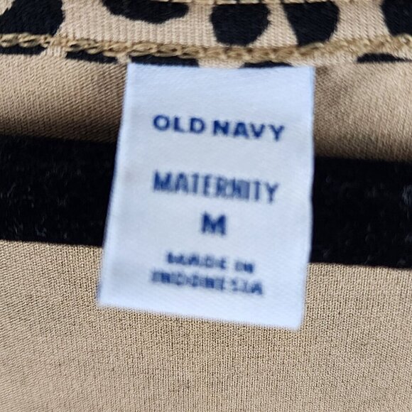 Old Navy Maternity dress size M animal print knot - front New - Picture 4 of 10